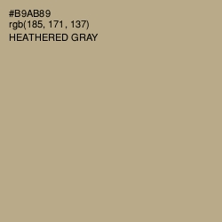 #B9AB89 - Heathered Gray Color Image